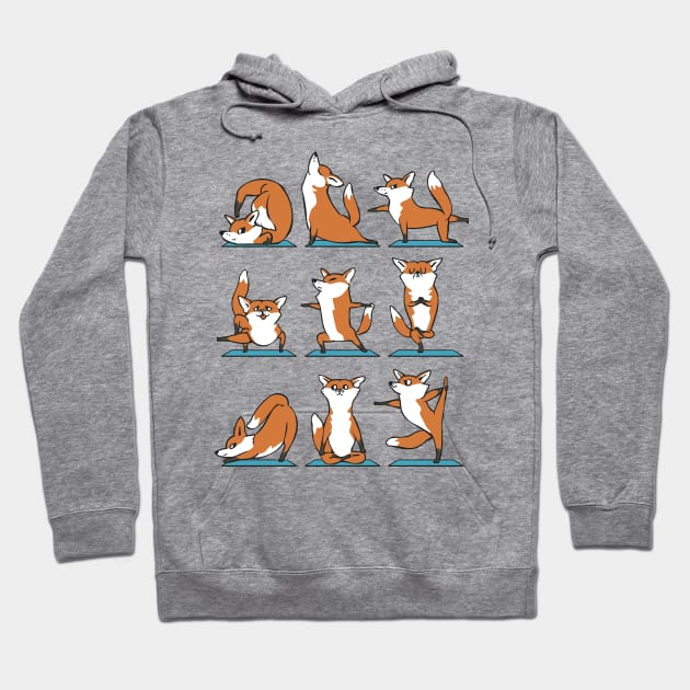 Fox Yoga Hoodie by huebucket